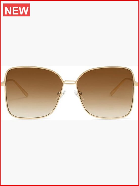 TRENDY OVERSIZED SQUARE SUNGLASSES UV400 PROTECTION LARGE FRAME main image 7